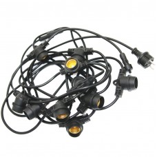 Καλώδιο Γιρλάντας 10m με 10 Ντουί Ε27 IP44 Επεκτεινόμενη 15-2075100